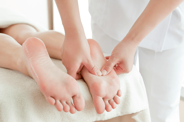 masāža hallux valgus
